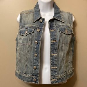 Lauren Conrad LC Denim Womens Vest EUC Size XS